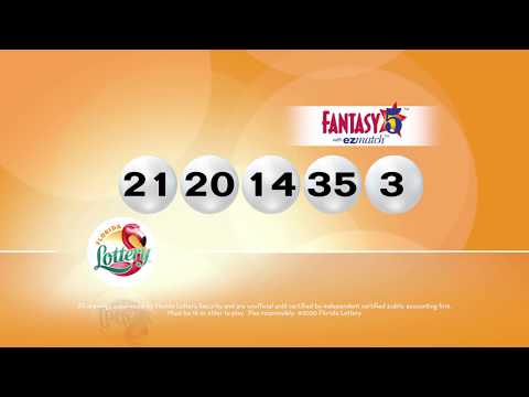 Видео Fantasy 5 20200326 c канала Florida Lottery