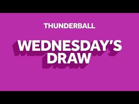 Видео The National Lottery ‘Thunderball' draw results from Wednesday 25th March 2020 c канала The National Lottery