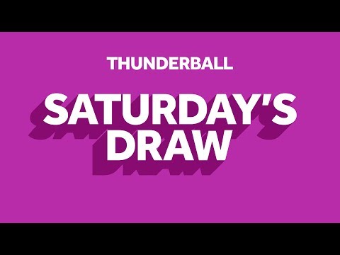 Видео The National Lottery ‘Thunderball' draw results from Saturday 28th March 2020 c канала The National Lottery