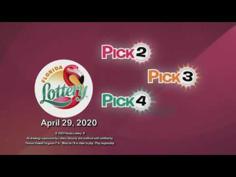 Видео Pick Midday 20200429 c канала Florida Lottery