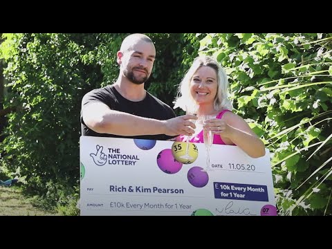 Видео Rich and Kim’s Set For Life win c канала The National Lottery