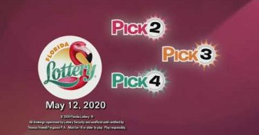 Видео Pick Midday 20200512 c канала Florida Lottery