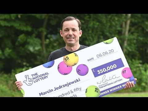 Видео £350K win for key worker Marcin! c канала The National Lottery