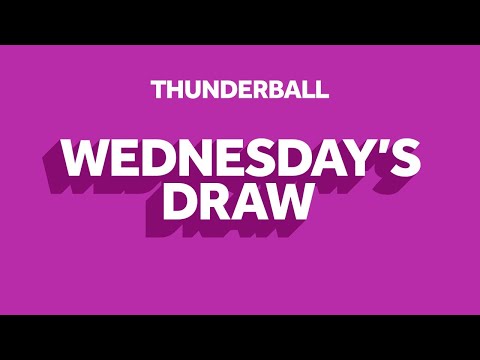 thunderball wednesday`s draw